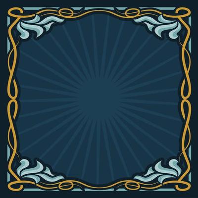 Art Nouveau Frame Background