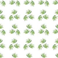 Vector seamless nursery pattern. Tropical plants, flowers.