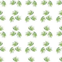 Vector seamless nursery pattern. Tropical plants, flowers.