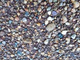 small pebbles  colorful beach  background texture photo