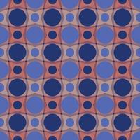 simple vector geometric colored circle and lines seamless pattern