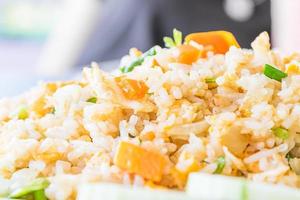 Delicious fried rice thai style photo