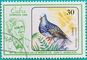 Postage stamps had been printed in Cuba photo