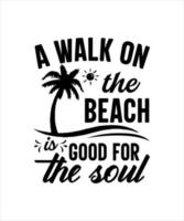 Life is better at the beach illustration design vector