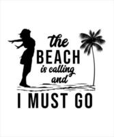 Life is better at the beach illustration design vector