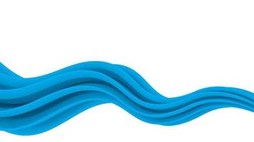 smooth wave abstract background vector illustration blue gradient