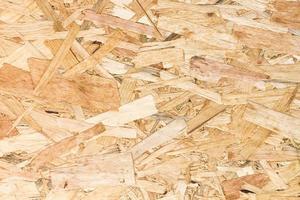 Close up texture of oriented strand board photo