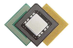 Central processing unit or Computer chip photo