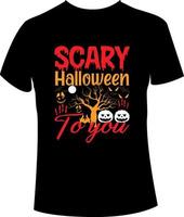 Halloween t shirt design vector