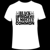 diseño de camiseta de viernes negro vector