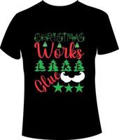 Christmas t-shirt design vector