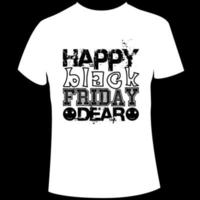 Black Friday t shirt design vector