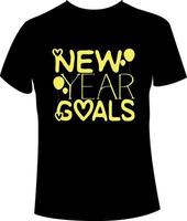 New year t-shirt design vector