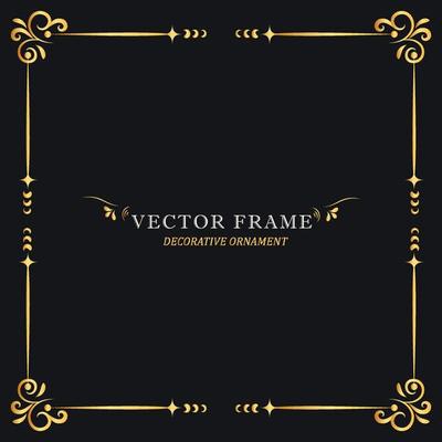 Decorative frame design border collection