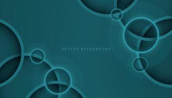 modern green abstract geometric background vector
