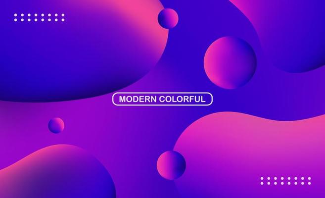 abstract modern colorful fluid liquid background