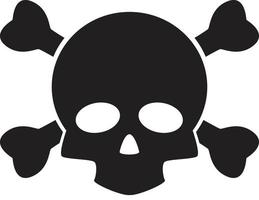 skull and crossbones icon on white background. flat style. death skull and crossbones icon for your web site design, logo, app, UI. danger symbol. poison sign. vector
