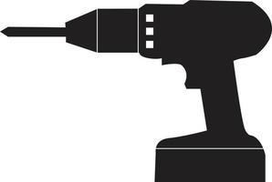 drill icon on white background. flat style. hand drill icon for your web site design, logo, app, UI. Screwdriver symbol. electric drill sign. vector