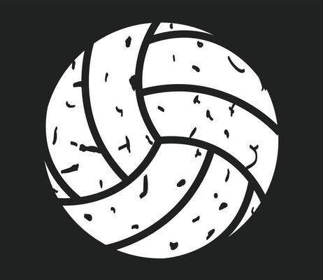 Grunge Volleyball Vector Art, Icons, and Graphics for Free Download