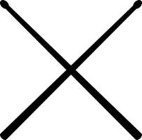 drum sticks icon on white background. flat style. drum sticks symbol. drum sticks sign. vector