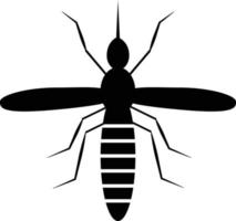 icono de mosquito. signo de mosquito negro. logotipo de mosquitos. signo de mosquitos vector