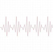 heart beat cardiogram icon on white background. flat style. Heart disease cardiogram icon for your web site design, logo, app, UI. Heartbeat line symbol.  Heart pulse monitor with signal sign. vector