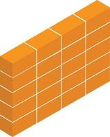 brick wall icon on white background. flat style. Construction bricks icon for your web site design, logo, app, UI. bricks and a brick wall. vector
