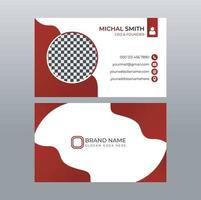 Modern and Professional Business Card Template vector