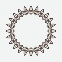 Decorative Round Frame. vintage round frame. vector