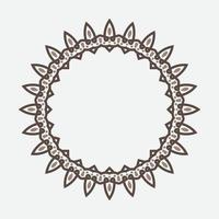 Decorative Round Frame. vintage round frame. vector