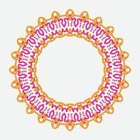 Decorative Round Frame. vintage round frame. vector