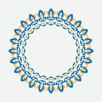 Decorative Round Frame. vintage round frame. vector