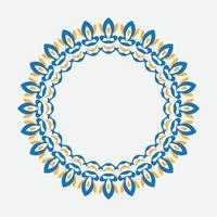 Decorative Round Frame. vintage round frame. vector