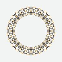 Decorative Round Frame. vintage round frame. vector