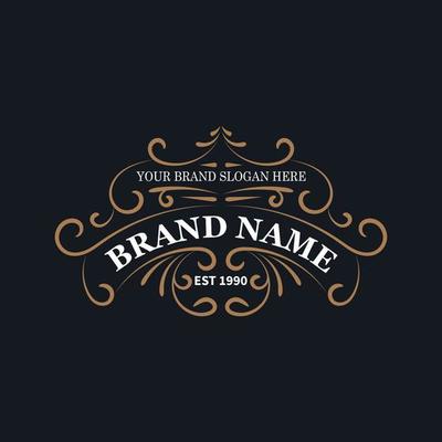 Badge Vintage Style Logo Design Template