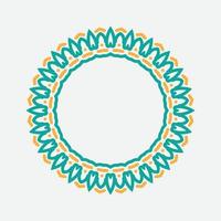 Decorative Round Frame. vintage round frame. vector