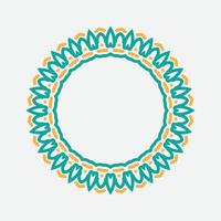 Decorative Round Frame. vintage round frame. vector