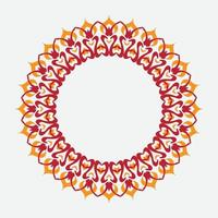 Decorative Round Frame. vintage round frame. vector