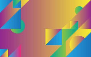 colourful abstract geometric background vector