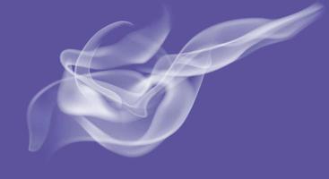 Smoke in Very Peri color year 2022, abstract background. Vector illustration