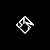 SLN letter logo design on black background. SLN creative initials letter logo concept. SLN letter design. vector