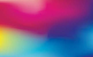 Abstract gradient background with a combination of blue, yellow, pink, purple and red colors in the form of a wave pattern. Northern Lights. copy space. Vector illustration