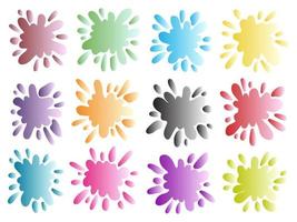 Abstract Splatter Color Background