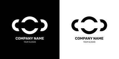 Abstract and simple logo design vector