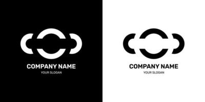 Abstract and simple logo design vector