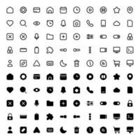 Simple ui icons design vector