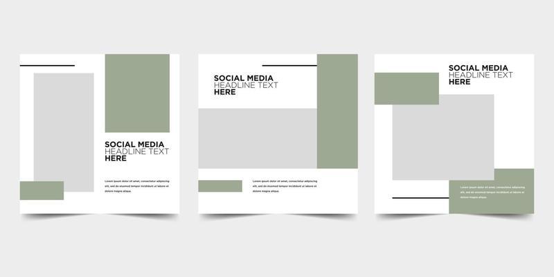 Minimalist social media post banner template.