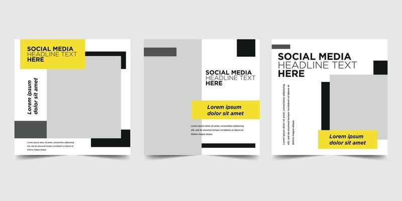 Minimalist social media post banner template.