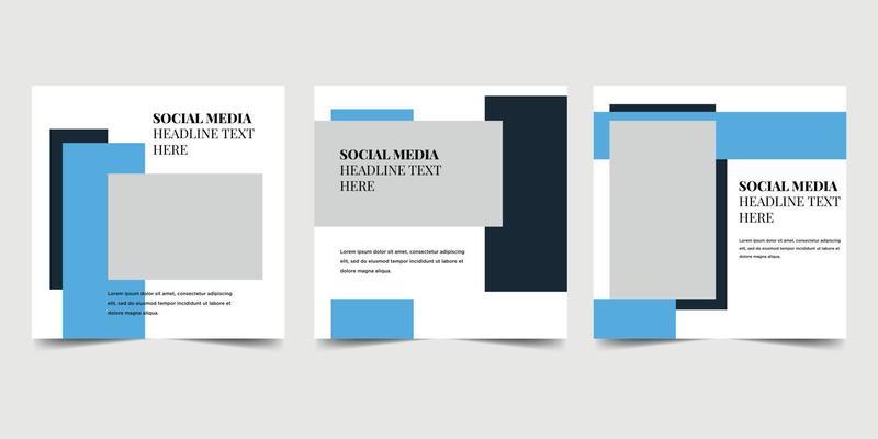 Minimalist social media post banner template.