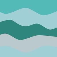 Abstract background with emerald gray waves vector